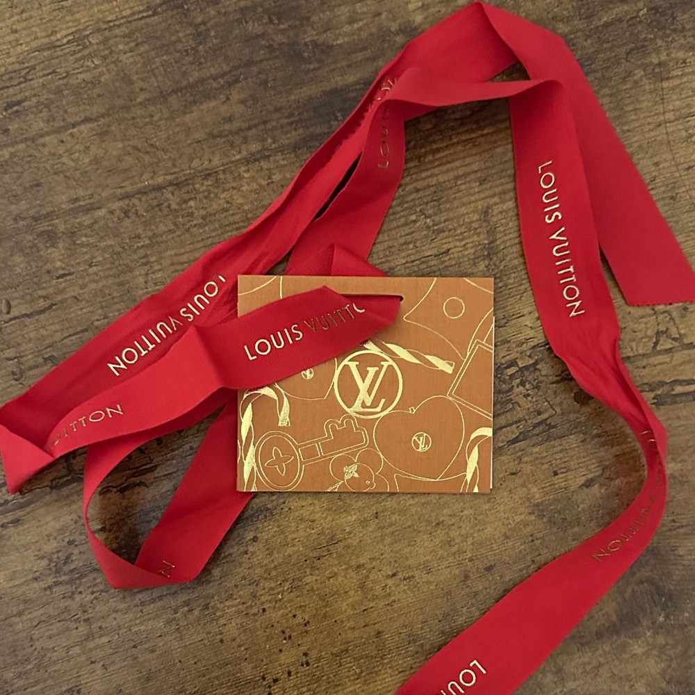 Louis Vuitton Card, Envelope and Ribbon